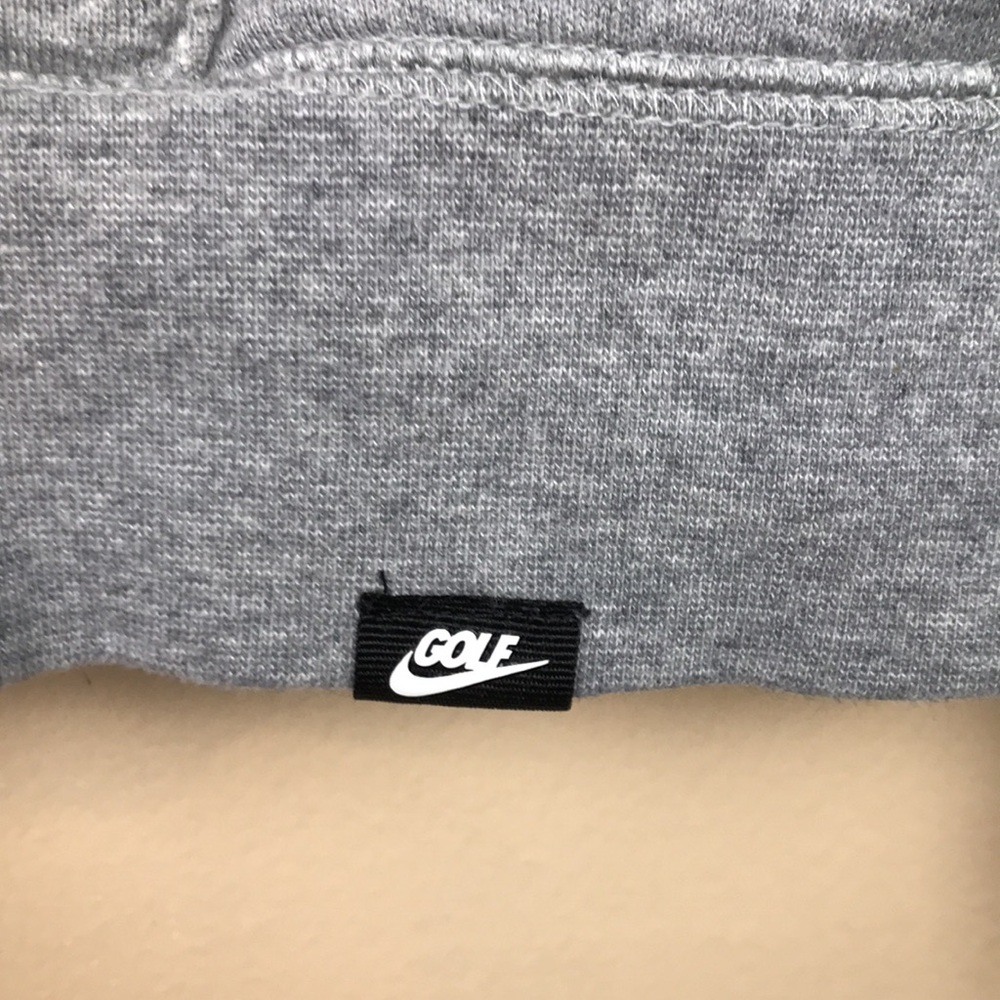 ❌SOLD❌ Nike Golf Men’s Stripes Number Seven 7 Graphic Gray Blue Zip-Up Hoodie - Picture 4 of 9
